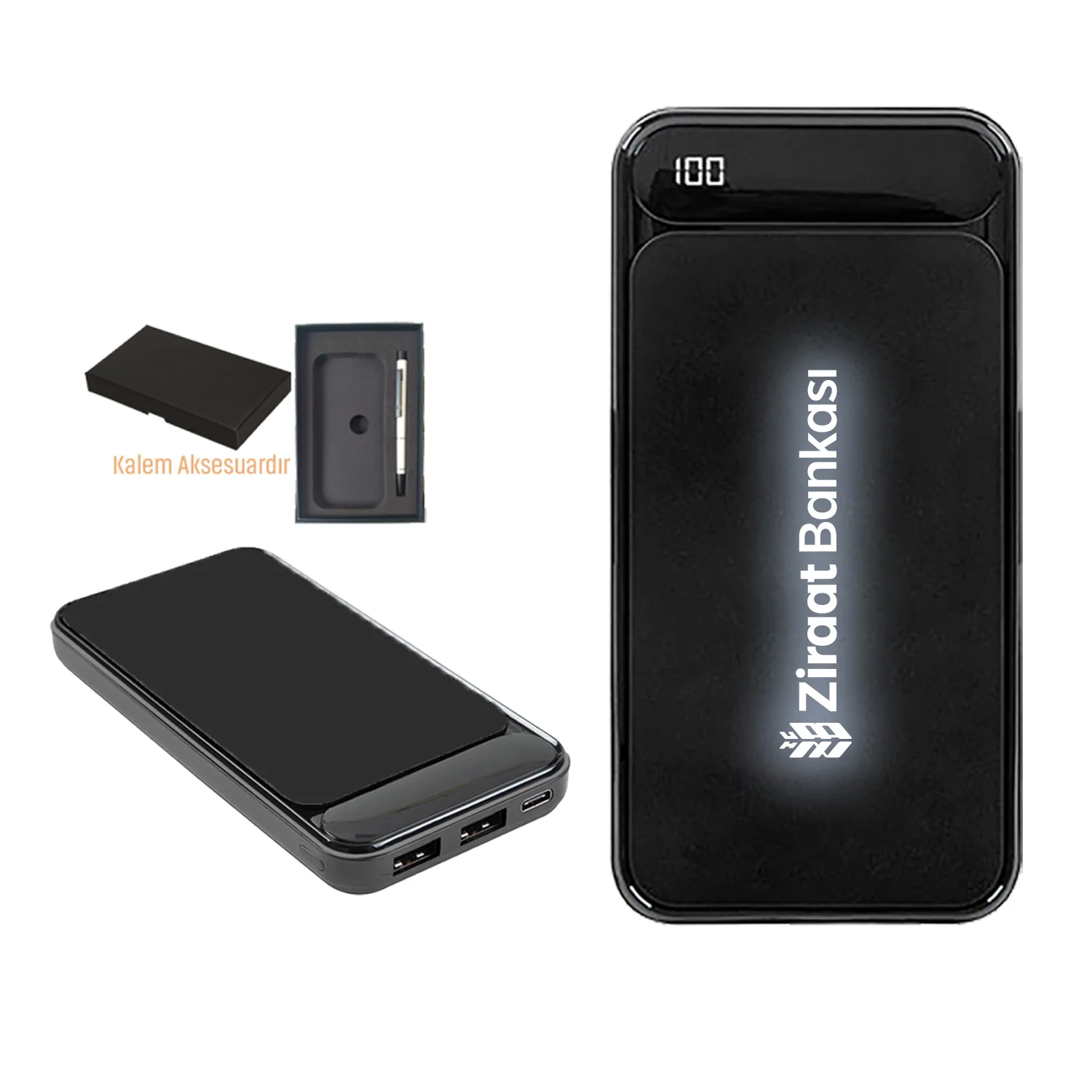 KAUÇUK IŞIK KAZIMA POWERBANK 10.000 Mah