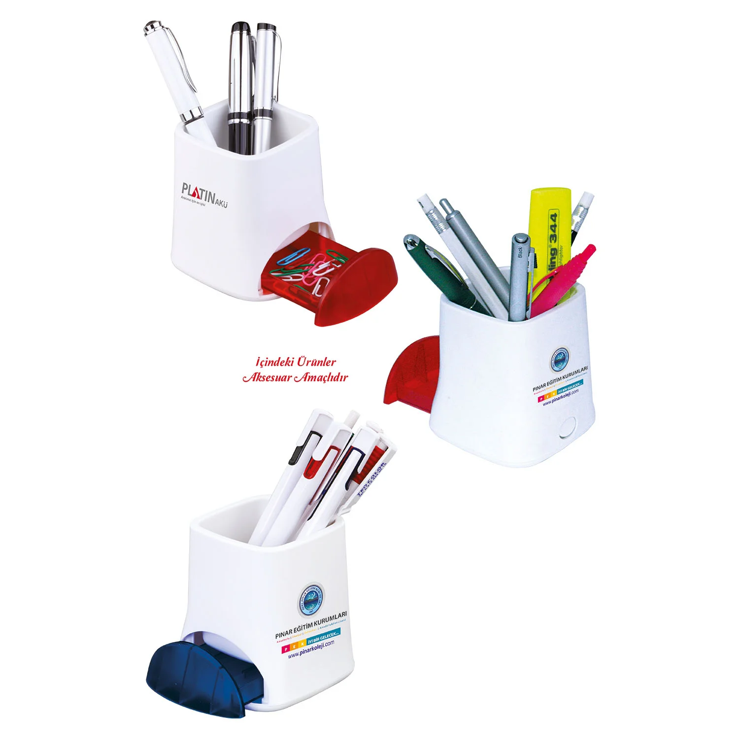 PLASTİK ÇEKMECELİ KALEMLİK