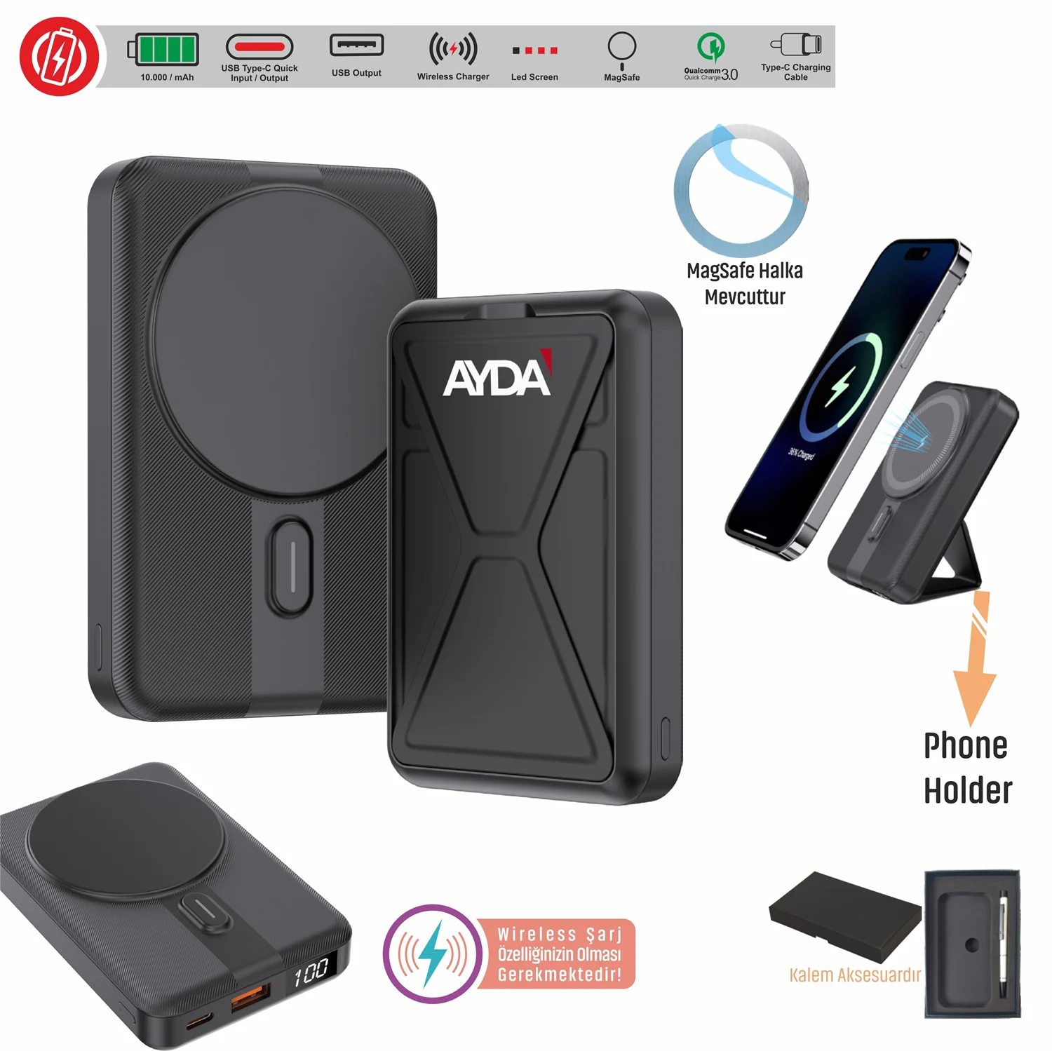 Magsafe Wireless POWERBANK 10.000 mAh