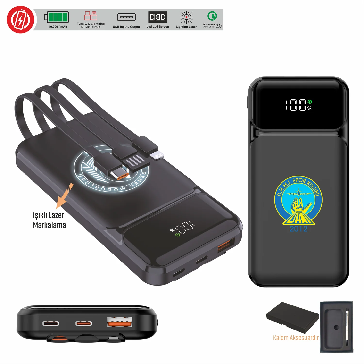 PLASTİK KASA POWERBANK 10.000 mAh