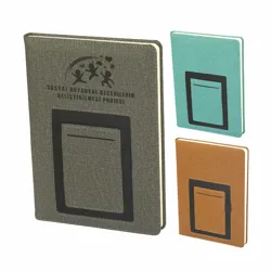 CEPLİ TERMO DERİ DEFTER 15 x 21 cm