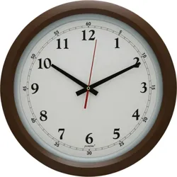 PLASTİK ÇERÇEVE ÇEMBERLİ DUVAR SAATİ 38 CM