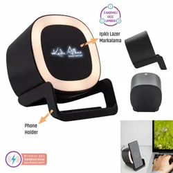 IŞIKLI WİRELESS BLUETOOTH SPEAKER ŞARJ STANDI