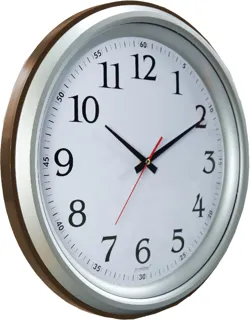 PLASTİK ÇERÇEVE ÇEMBERLİ DUVAR SAATİ 46 CM