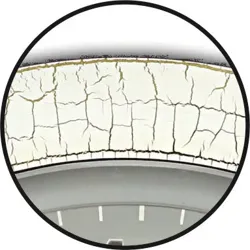 PLASTİK ÇERÇEVE VARAK KADRAN ÇEMBERLİ DUVAR SAATİ 34 CM