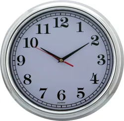 METALİZE ÇERÇEVE DUVAR SAATİ 42 CM
