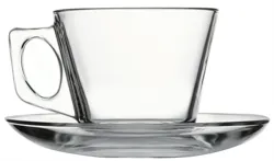 PAŞABAHÇE VELA ÇAY SETİ (FİNCAN & TABAK) 195 ML