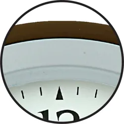 PLASTİK ÇERÇEVE  DUVAR SAATİ 33 CM