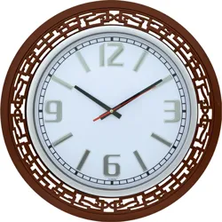 PLASTİK ÇERÇEVE  TAKMATİK DUVAR SAATİ 48 CM
