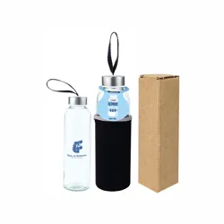 Kılıflı Cam Matara 500 ml