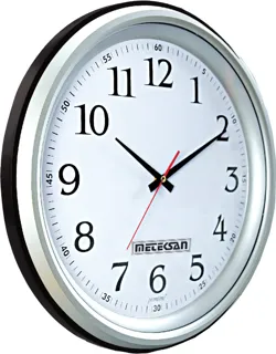 PLASTİK ÇERÇEVE ÇEMBERLİ DUVAR SAATİ 46 CM
