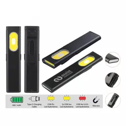 Metal Kasa Slim Ledli El Feneri