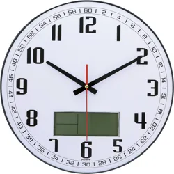 BOMBE CAM, DUVAR  SAATİ (DİJİTAL) 35 CM