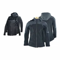 UZUN KOLLU KAPŞONLU SOFTSHELL MONT