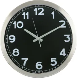 ALÜMİNYUM ÇERÇEVE DUVAR SAATİ 40 CM