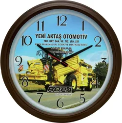 PLASTİK ÇERÇEVE ÇEMBERLİ DUVAR SAATİ 46 CM