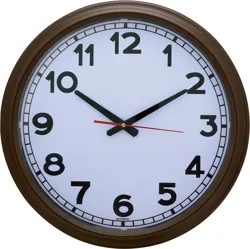 PLASTİK ÇERÇEVE DUVAR SAATİ 46 CM