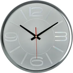 METAL ÇERÇEVE  METAL KADRAN DUVAR SAATİ 35 CM