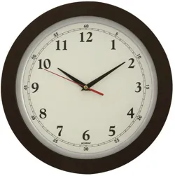 PLASTİK ÇERÇEVE ÇEMBERLİ DUVAR SAATİ 36 CM