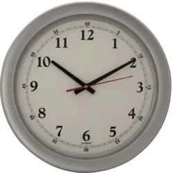 PLASTİK ÇERÇEVE ÇEMBERLİ DUVAR SAATİ 38 CM