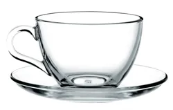 PAŞABAHÇE BASİC ÇAY SETİ (FİNCAN & TABAK) 238 ML