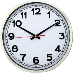 ALÜMİNYUM ÇERÇEVE DUVAR SAATİ 30 CM